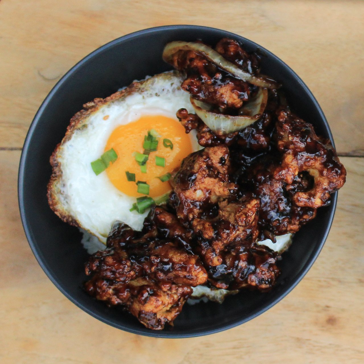 Rice Bowl Black Paper